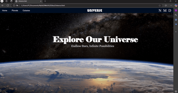 تصميم موقع بسيط باستخدام Microsoft Expression Web