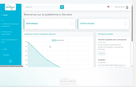 Application Web : Gestion des Affectations des Enseignements Cette plateforme permet de gérer efficacement l’affectation des unités d’enseignement aux enseignants dans un département universitaire.