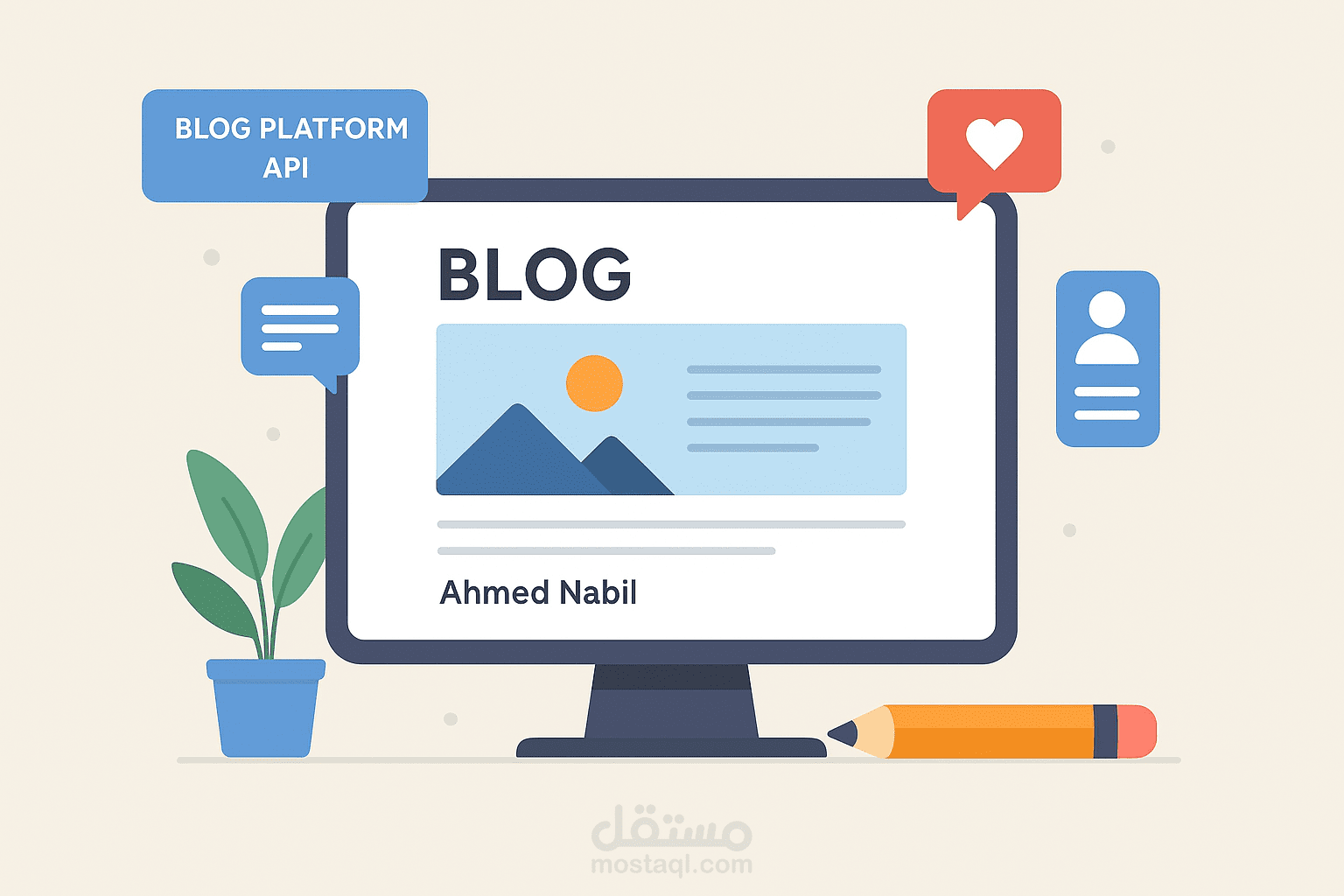 Blog Platform API (منصة تدوين)