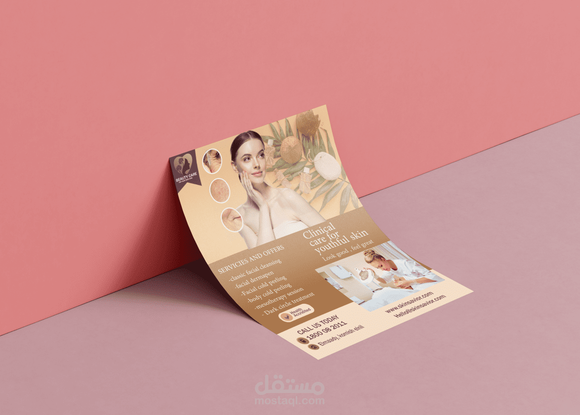 Beauty Care Flyer Design