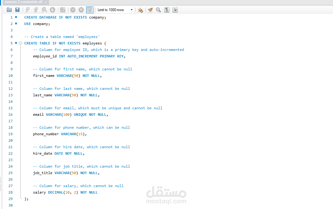 Data cleaning using SQL
