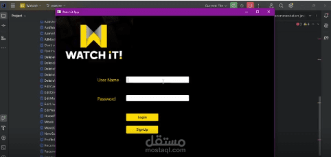 مشروع "Watch It"