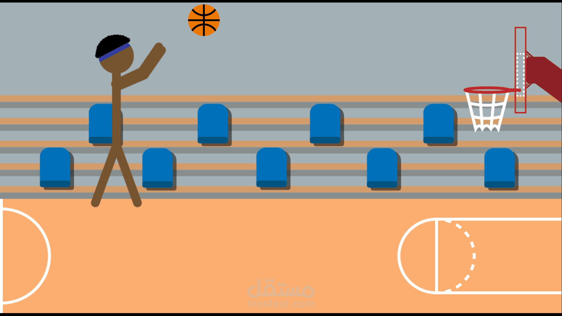 موشن للاعب كرة سلة