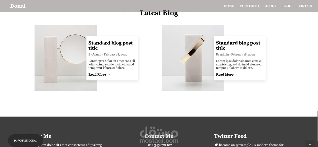 portfolio website