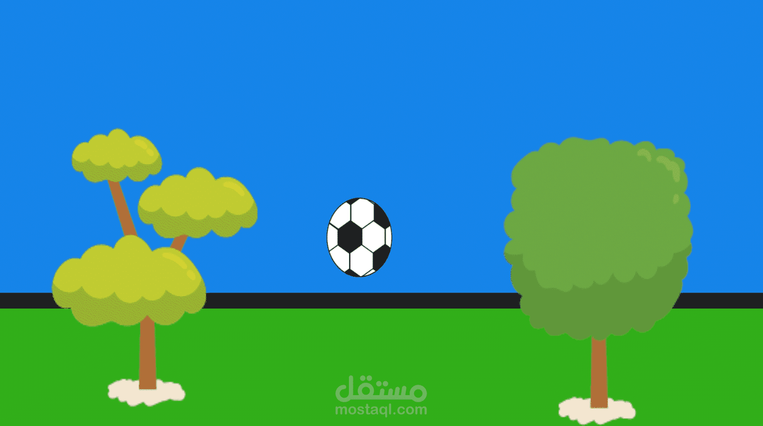 stretch and squash and pop up effect