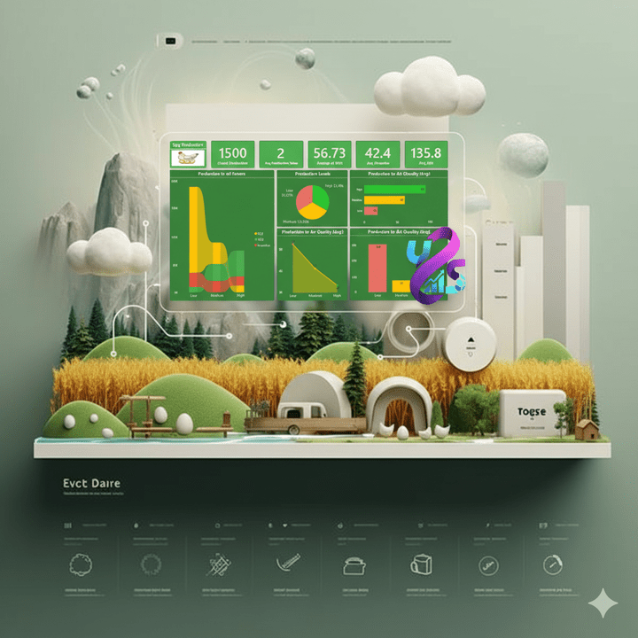 تحليل وإعداد لوحة معلومات تفاعلية لبيانات مشروع إنتاج البيض باستخدام Power BI