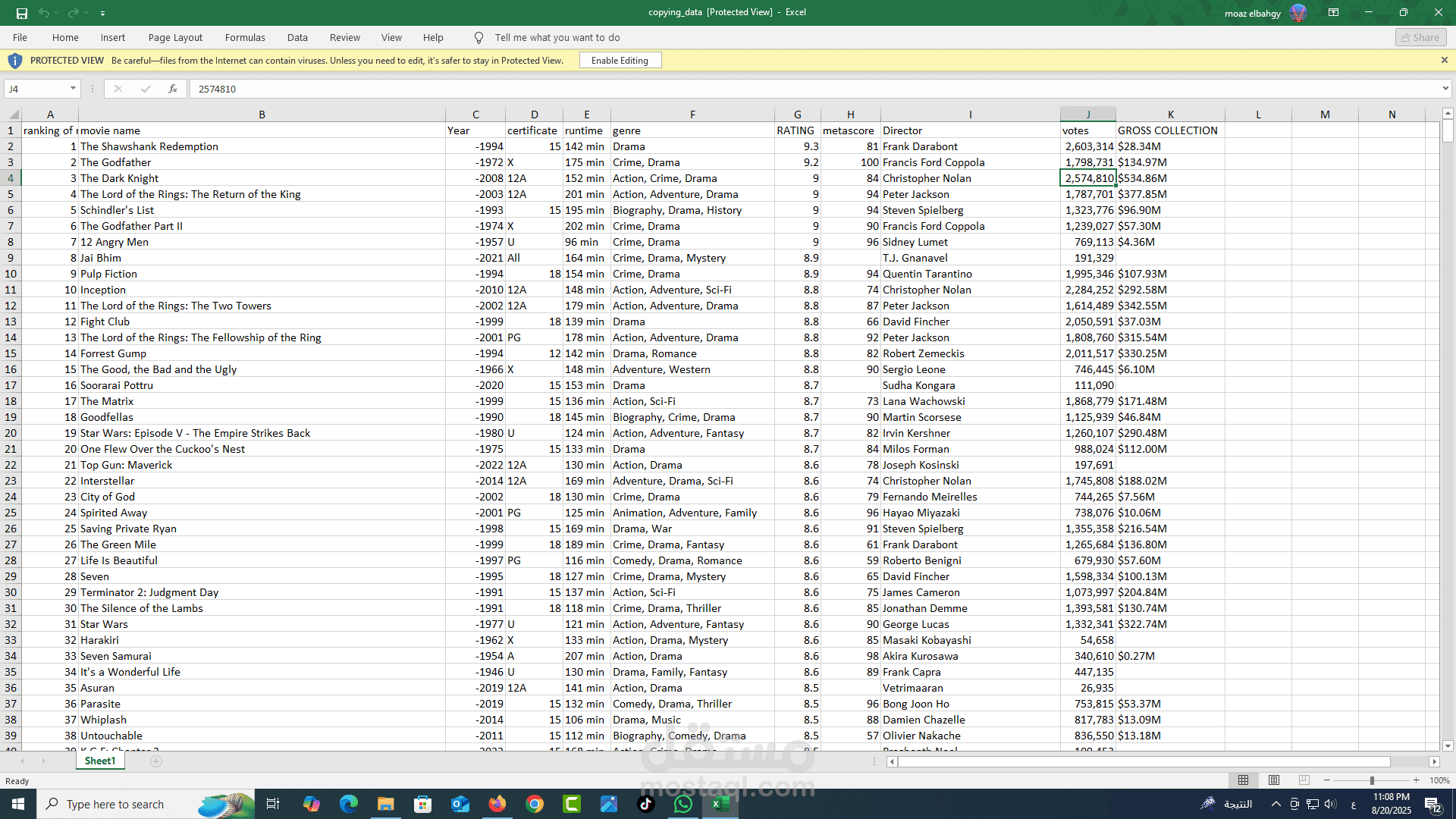 Data Collection & Data Analysis
