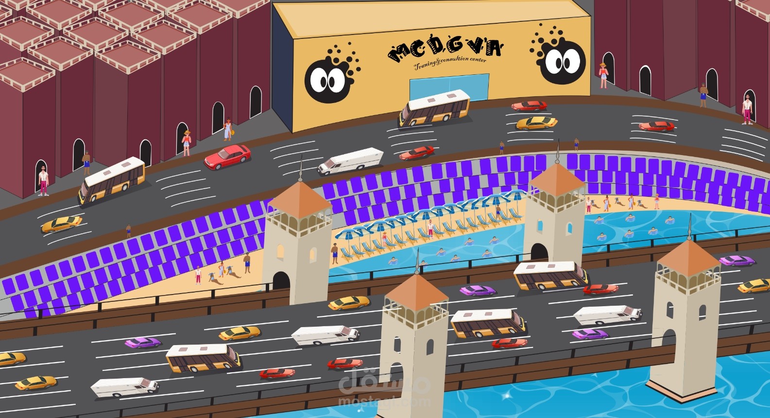 Isometric stanly bridge