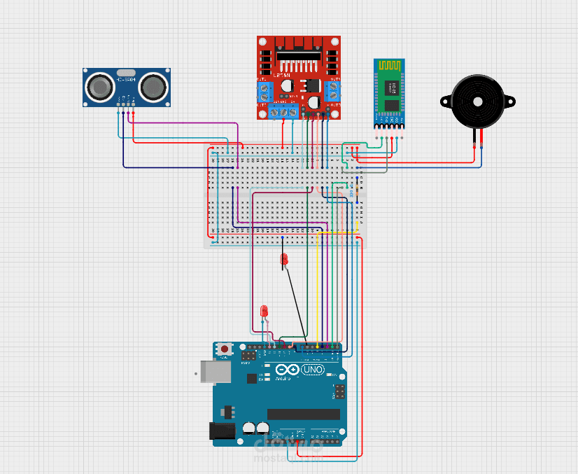 Arduino-Based Bluetooth Racing Car with Obstacle Detection