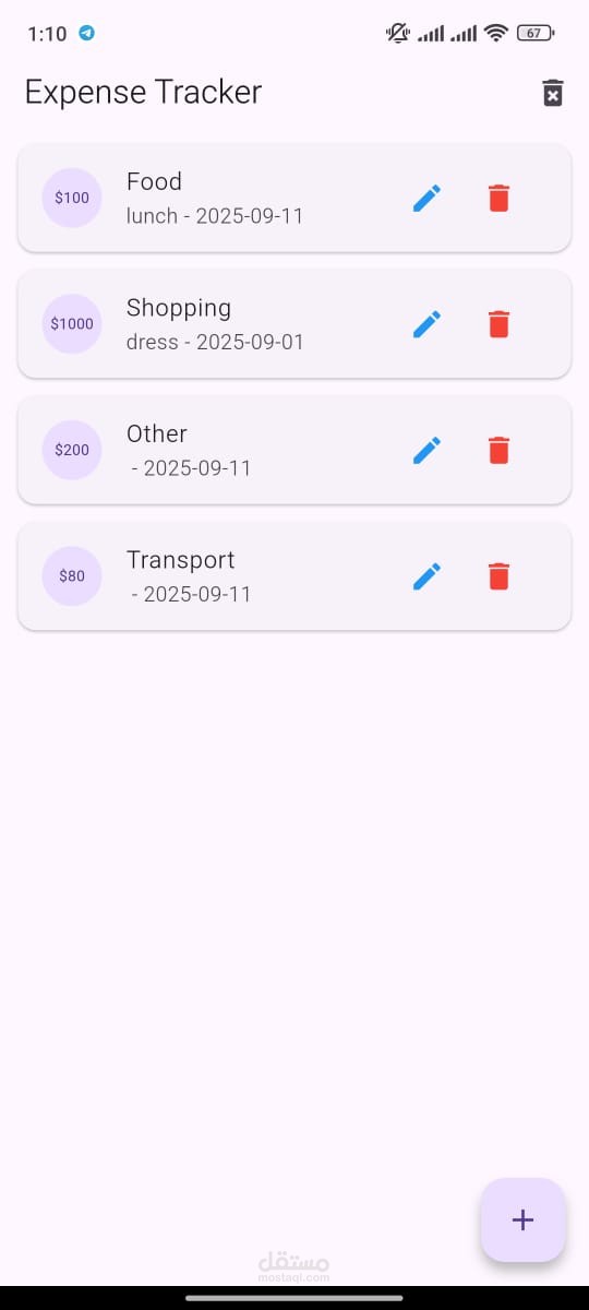Expense Tracker App