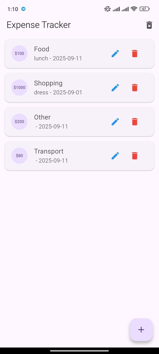 Expense Tracker App