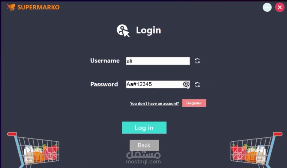 Supermarket Management System