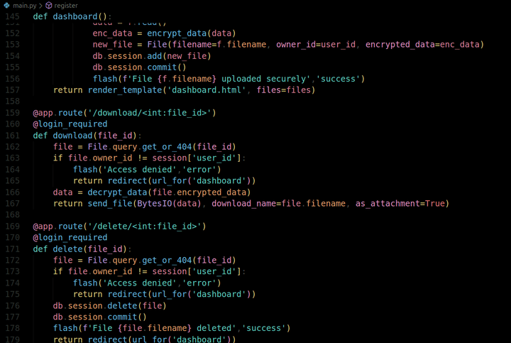 Encrypted File Storage System (Python)