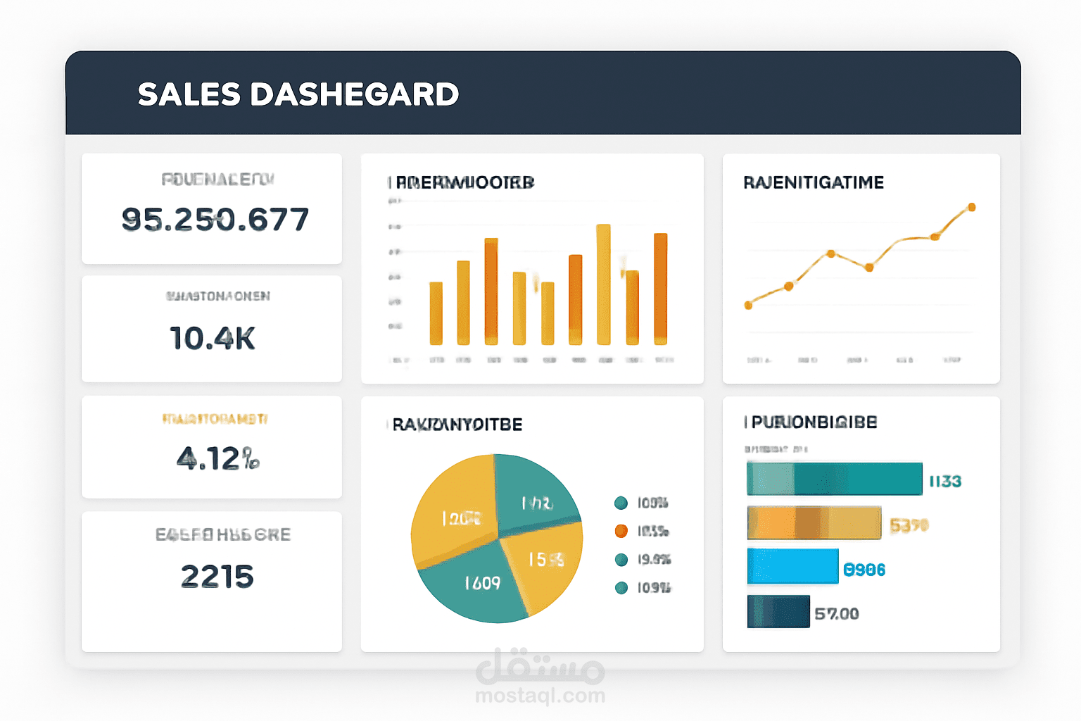 تصميم Dashboard تفاعلي لمتابعة وتحليل المبيعات باستخدام Excel