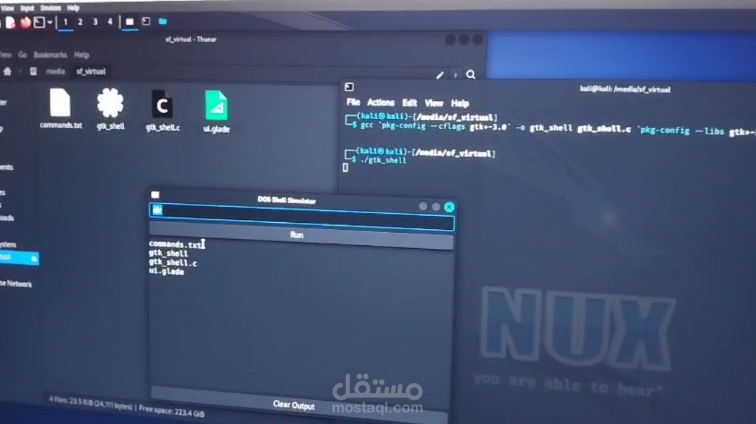 Shell Simulation for Windows to Linux Command Mapping