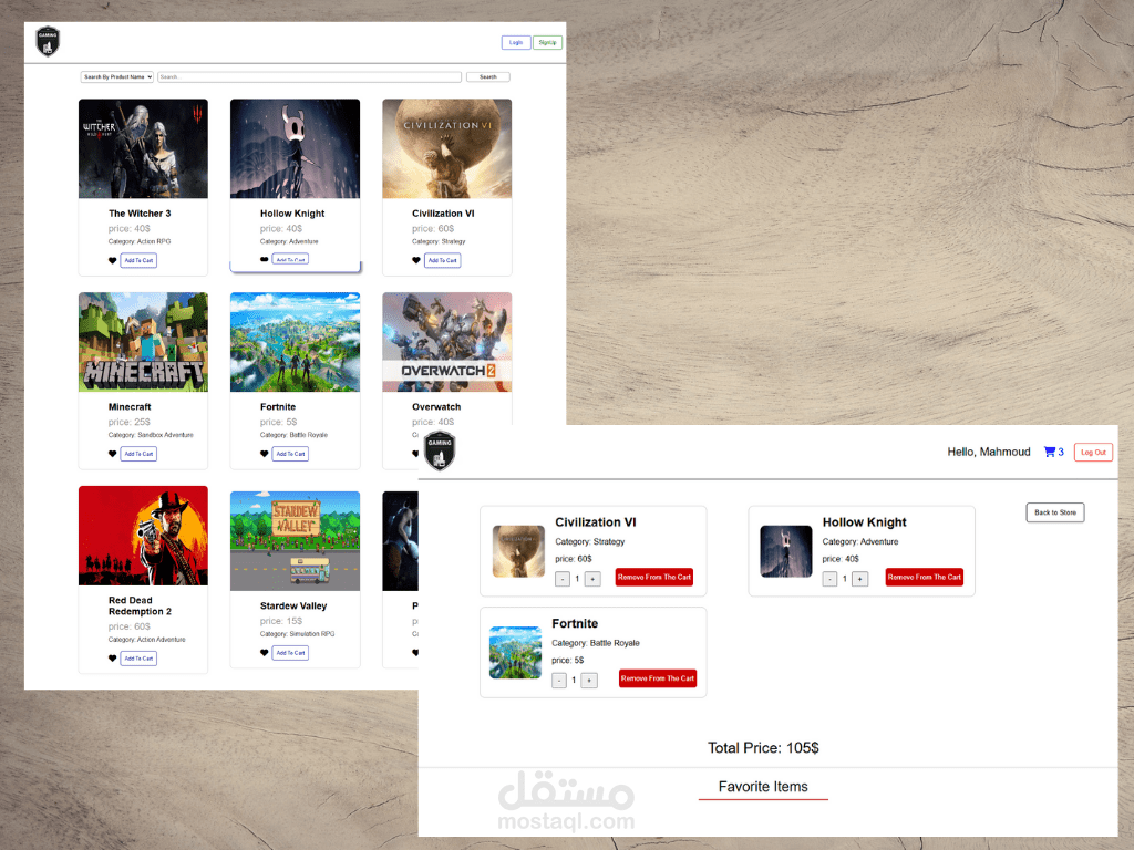 Online Games Store