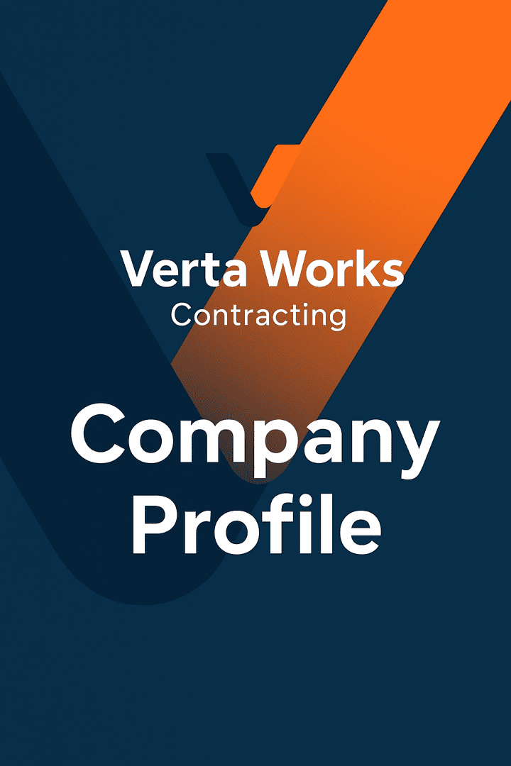 تصميم لوغو اعلاني لشركة Verta works