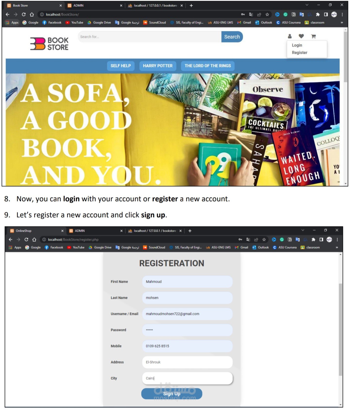Online Book Store Project