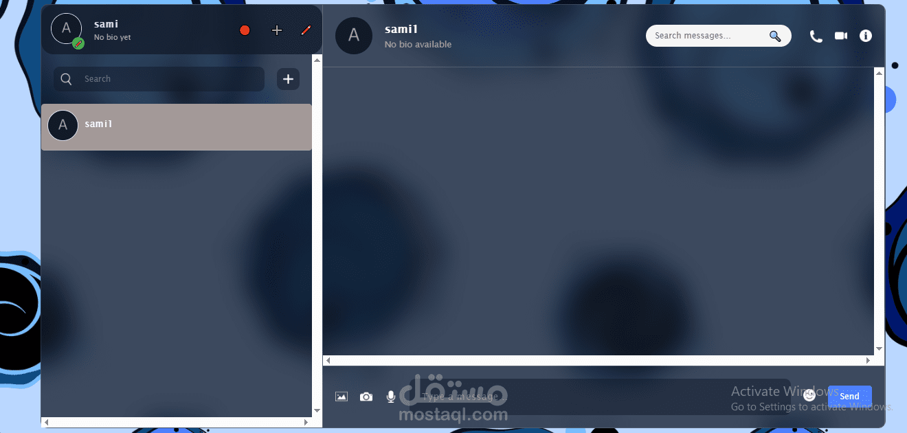 ٍٍٍٍٍٍSocial Media Chat App