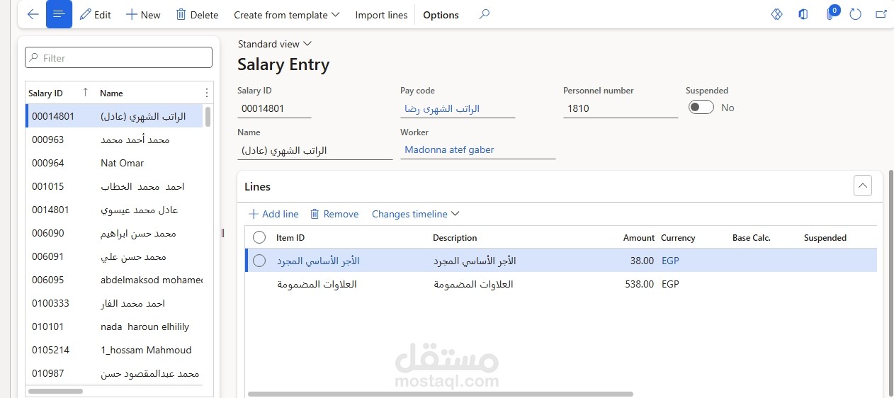 ERP Salary