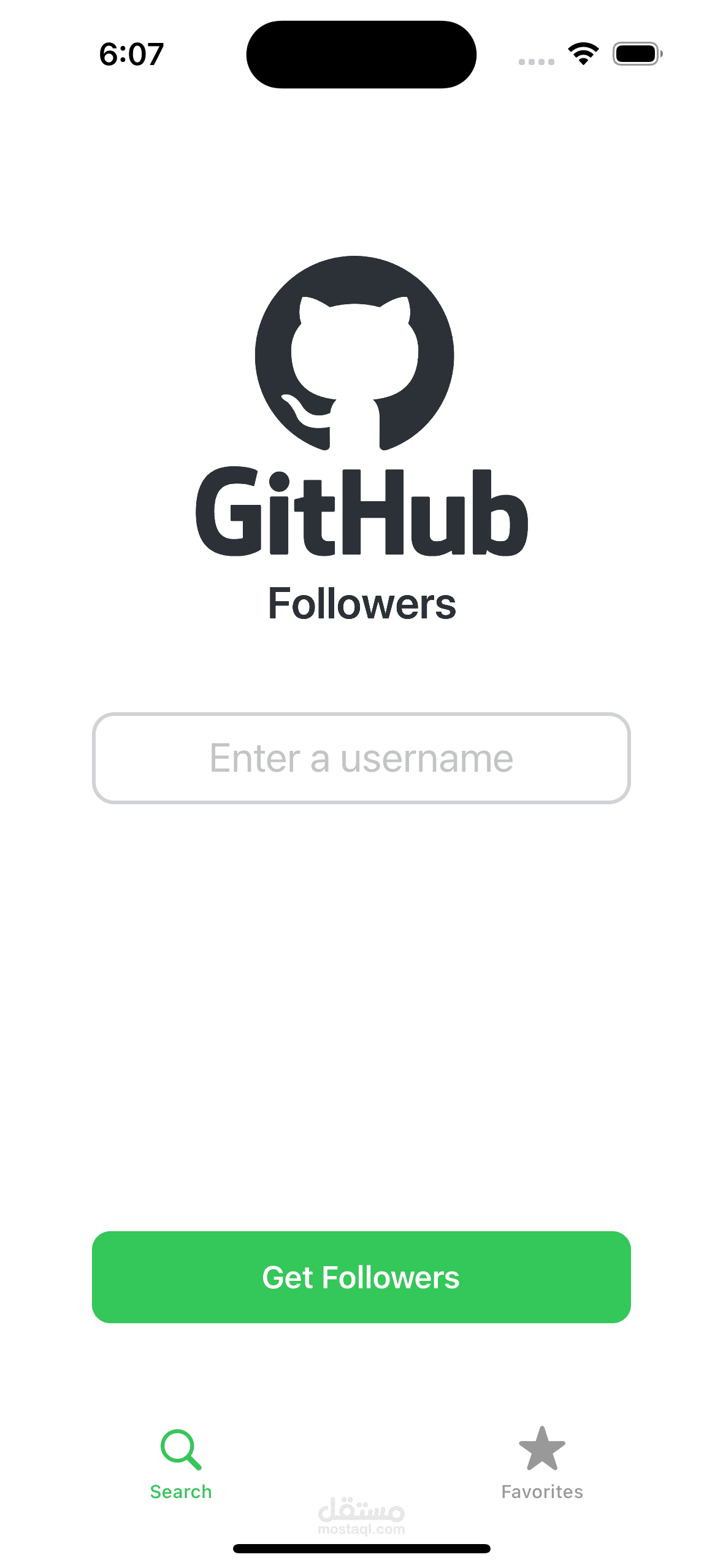 تطبيق GitHub Followers Explorer – استكشاف المتابعين على GitHub