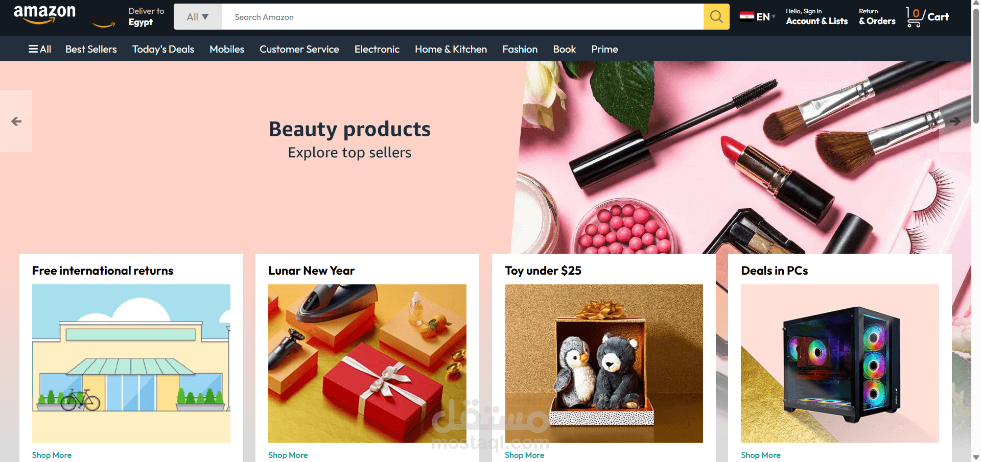 Amazon clone