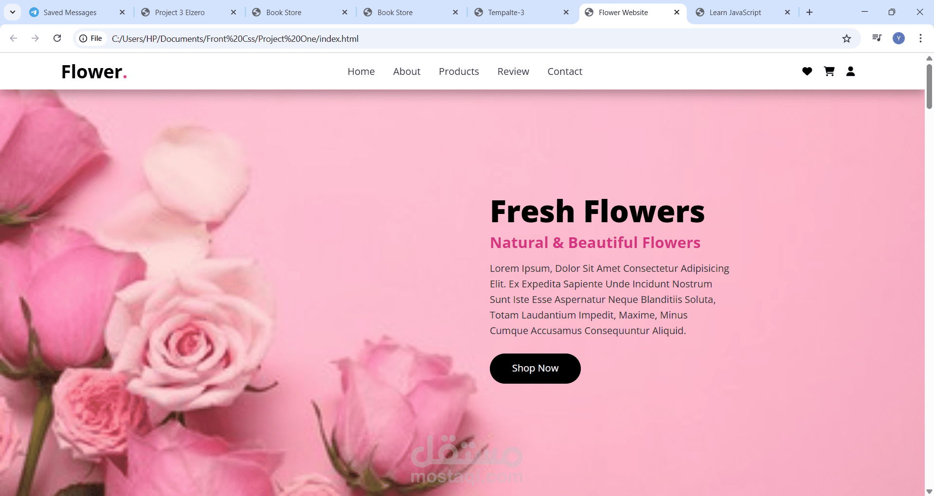 Flower Shop Website