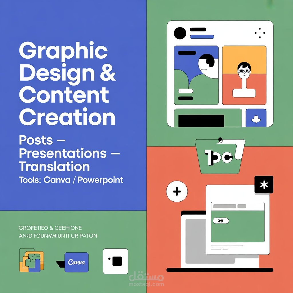 تصميمات جرافيك بسيطة باستخدام Canva