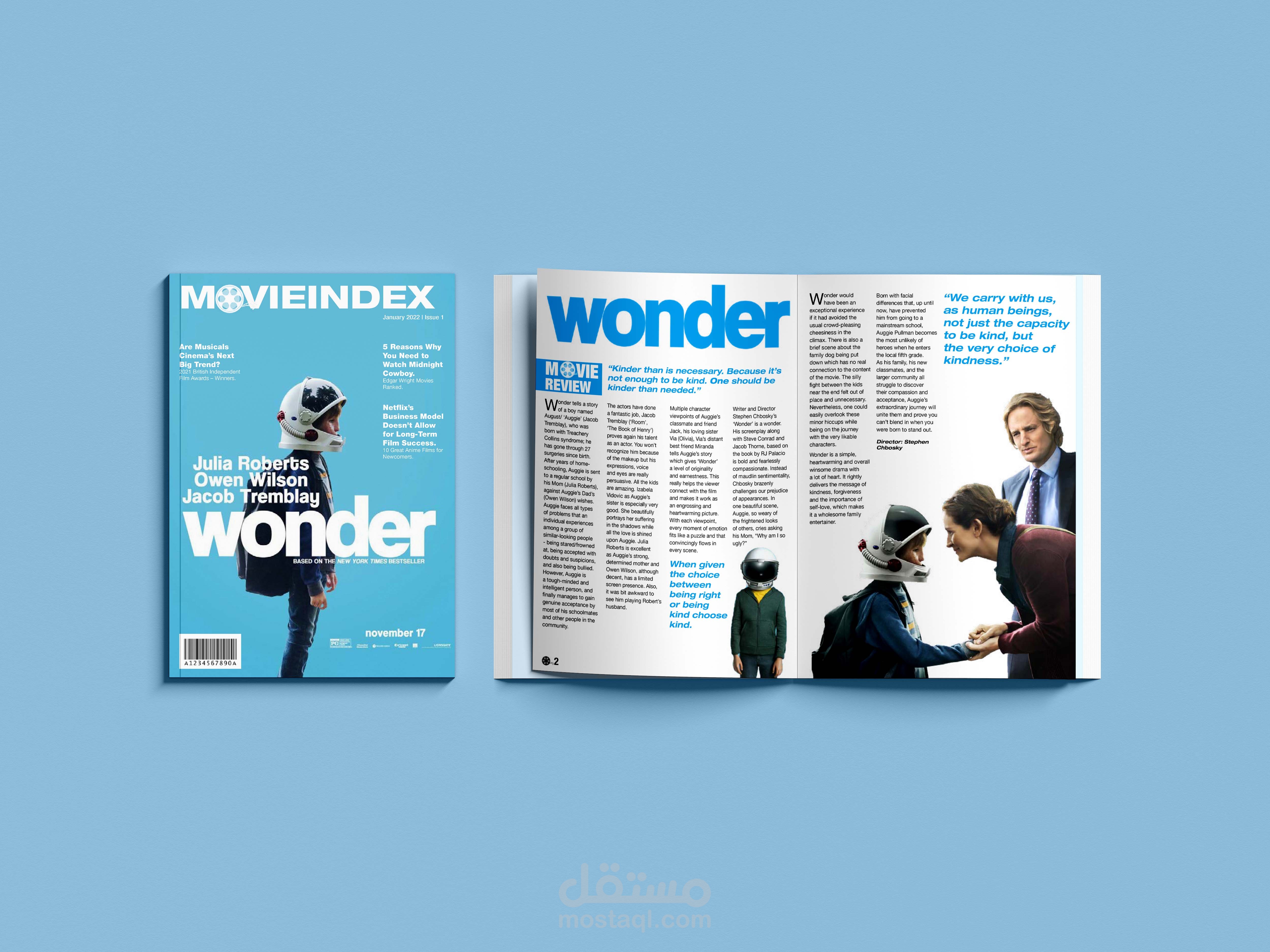 Magazine Cover Design + Layout Design