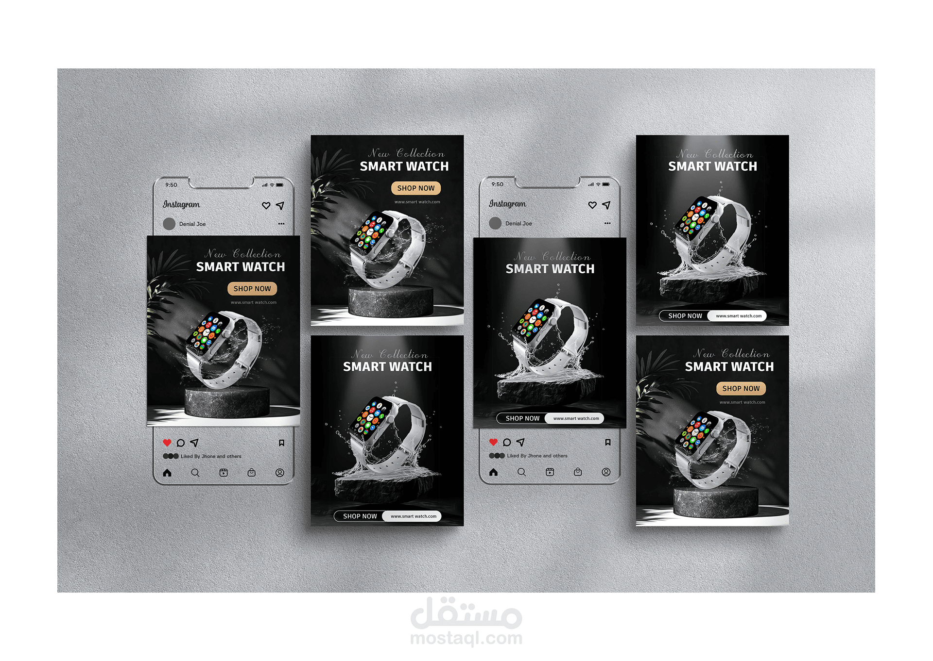 Smart Watch Social Media Ads Post Design