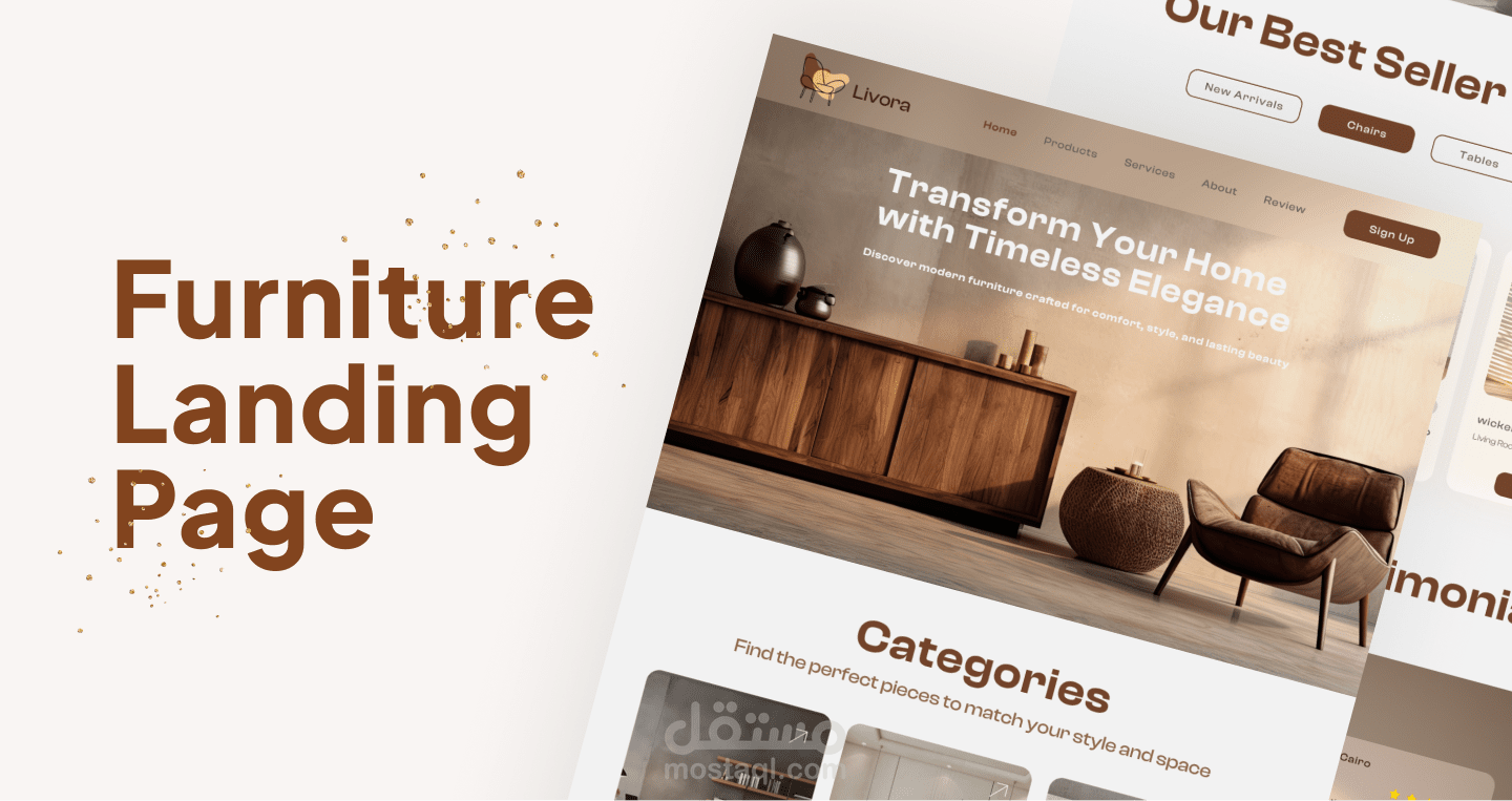Furniture Website- Landing Page