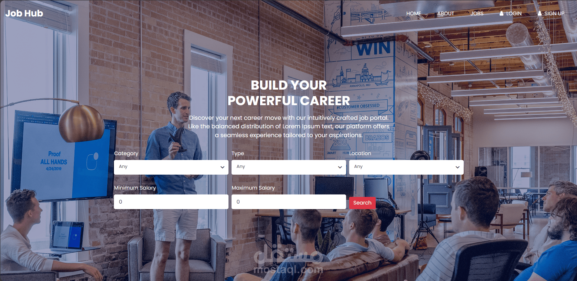 Job Portal - Full-stack web application