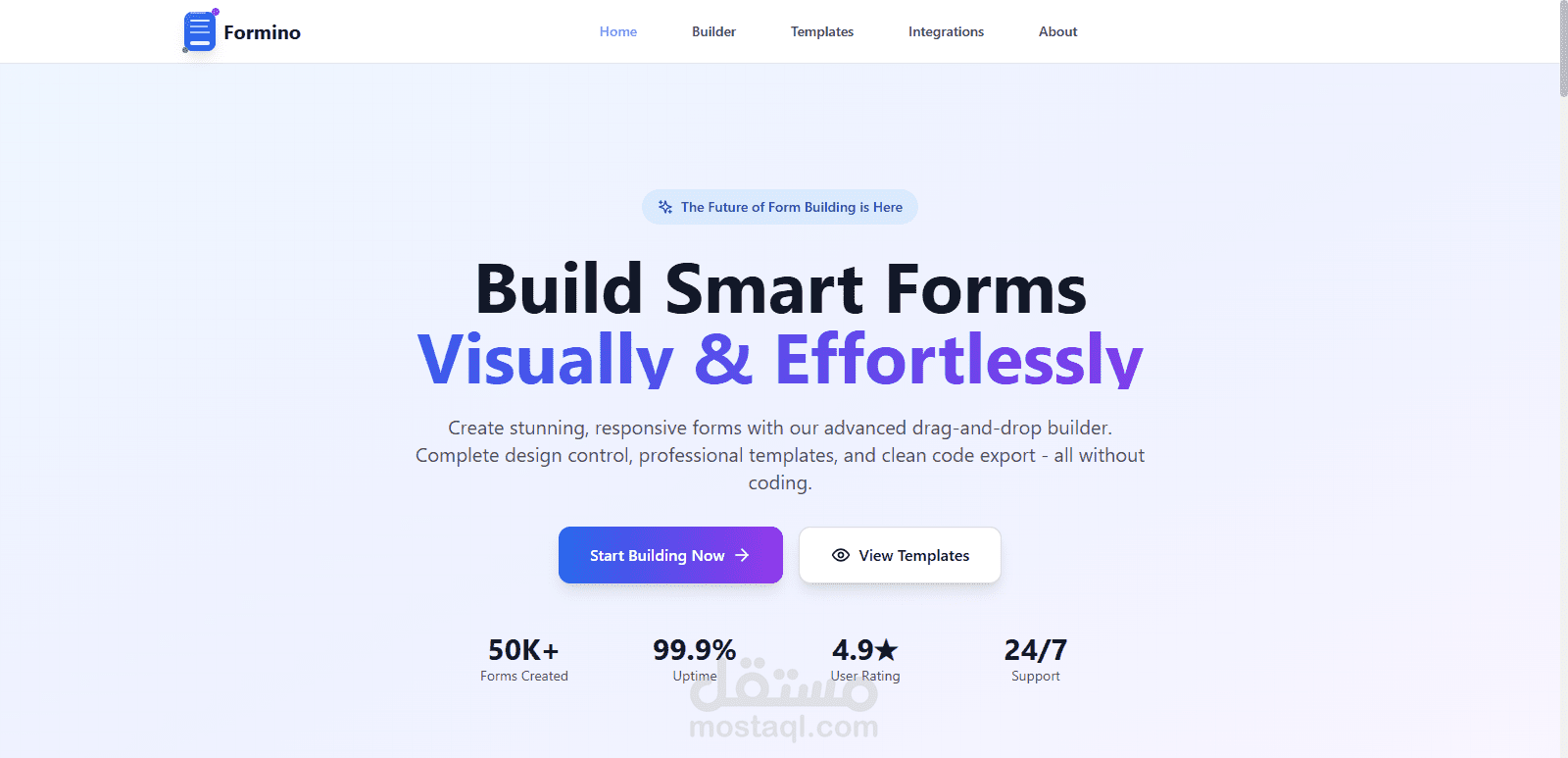 Formino (Smart Form Builder Platform)