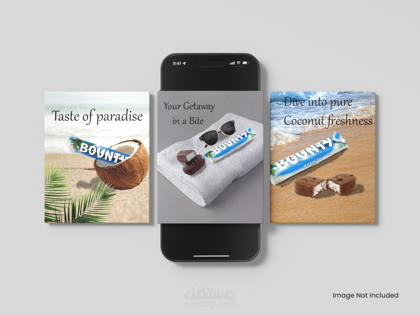 تصميم أعلان لمنتج bounty