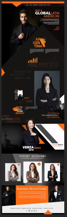 Business Profile Website Template