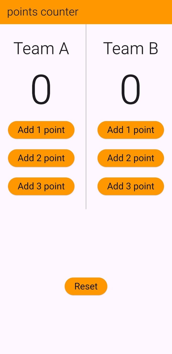 Basketball counter app