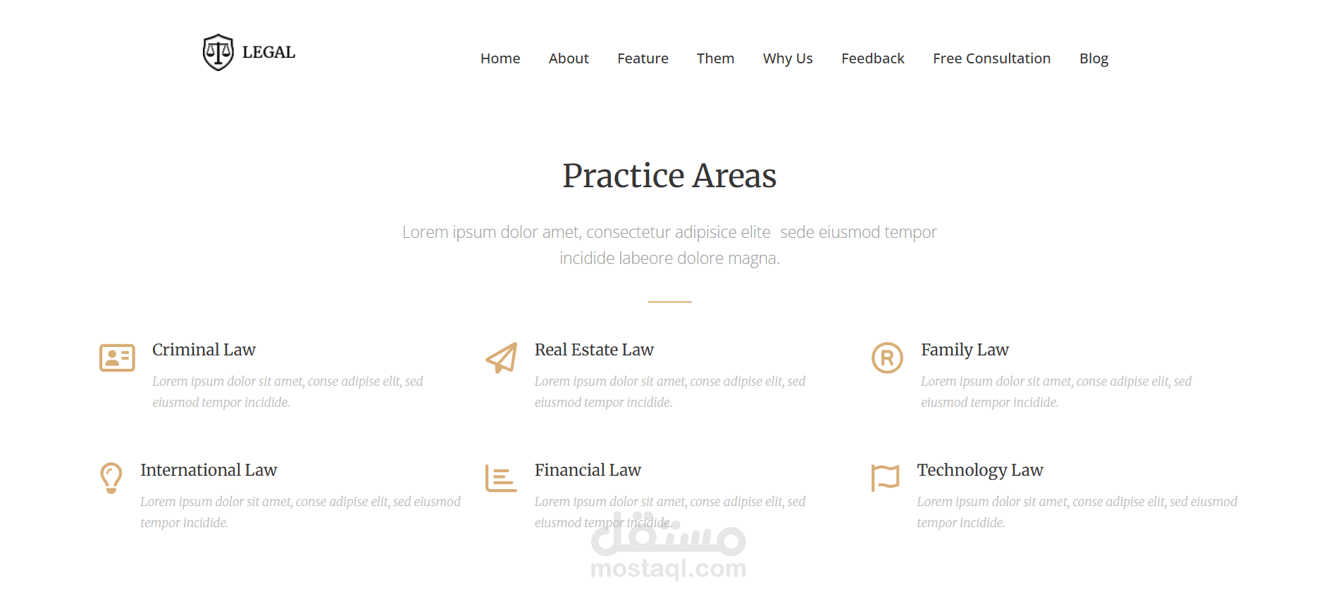 Legal Firm Template
