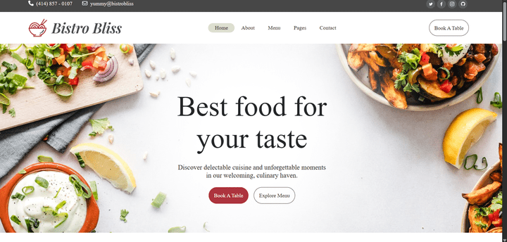 Food Website