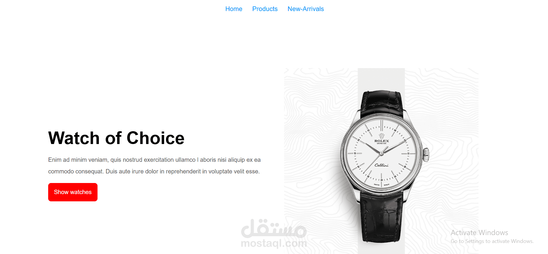 Watch Store