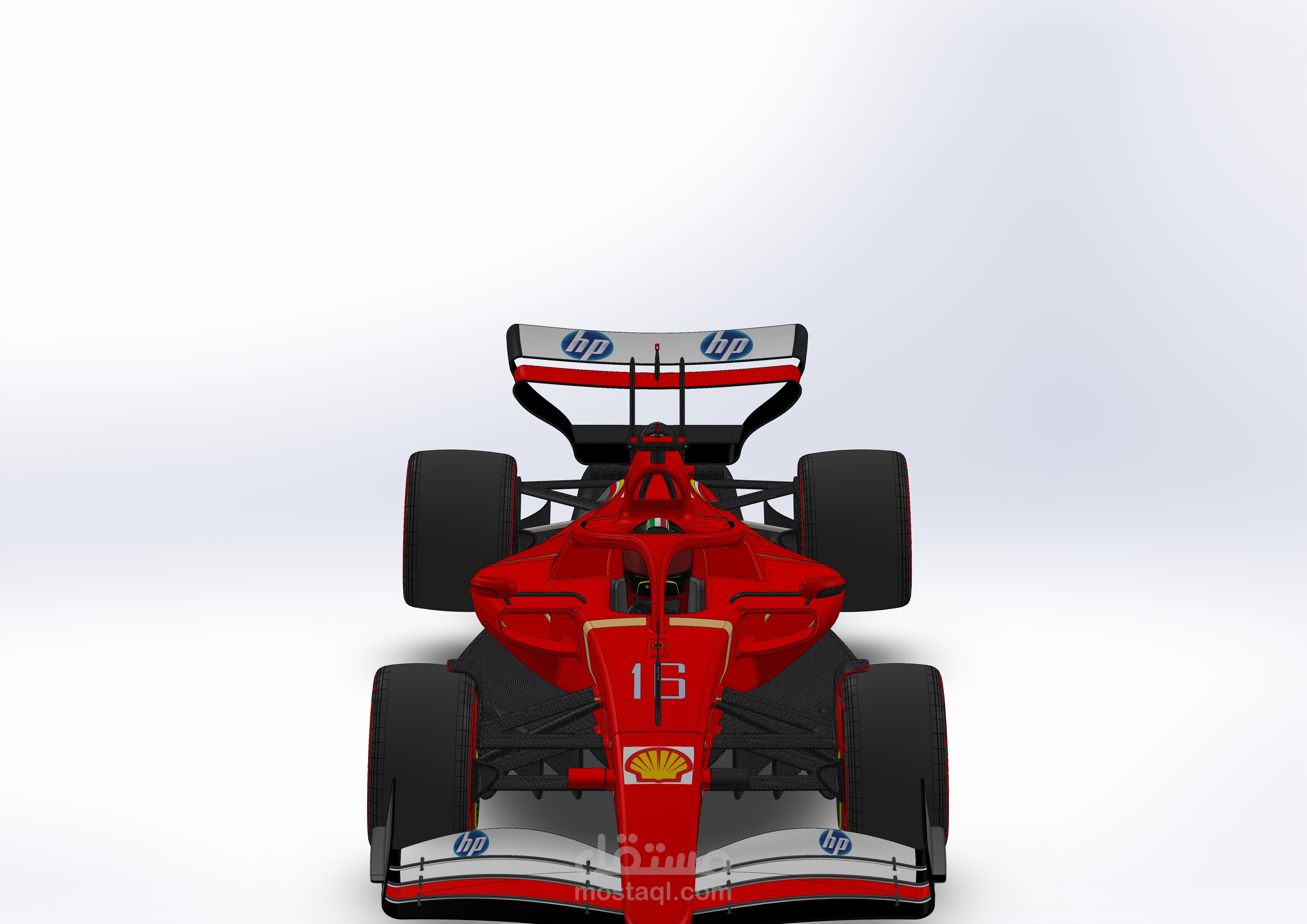 3D Model of a F1 Car(Ferrari model)