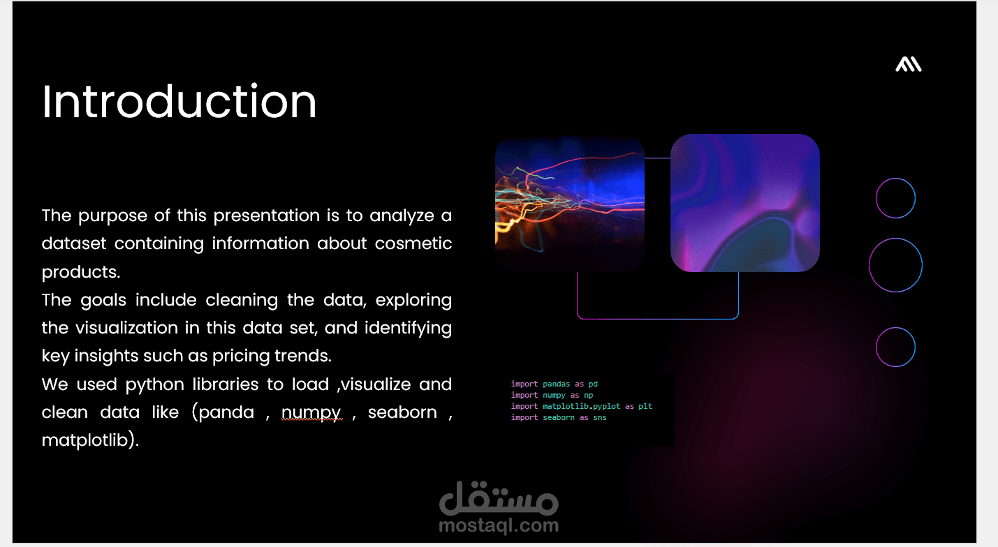 Business analyst project pressentation