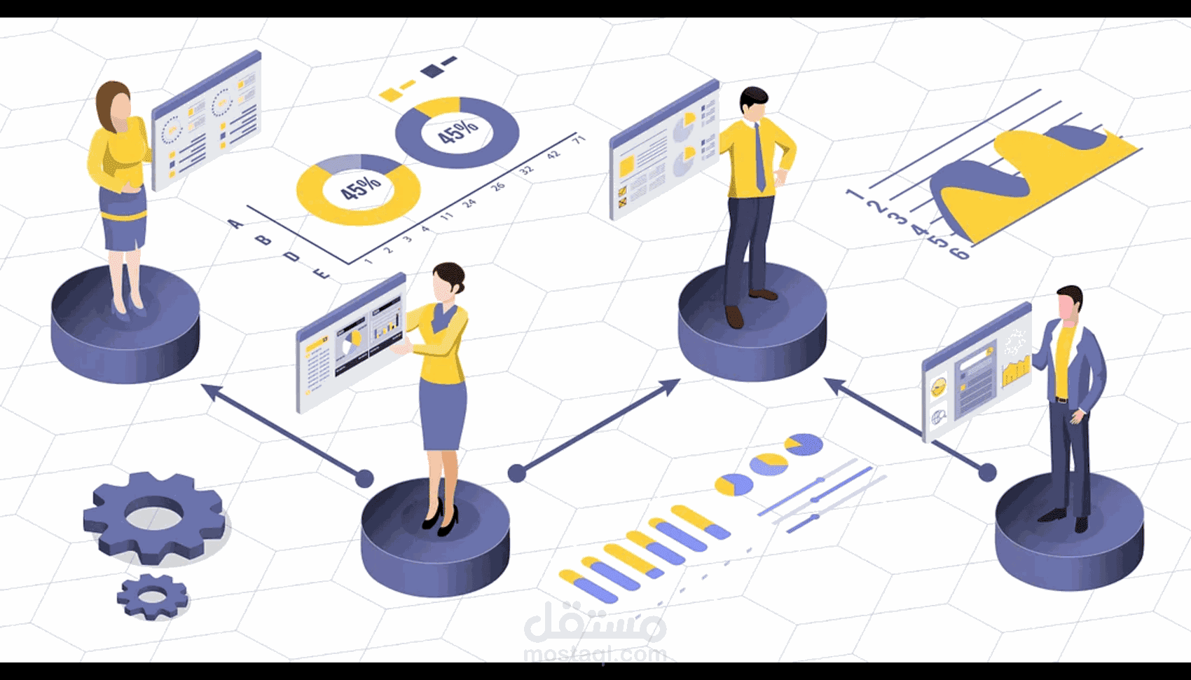 تنظيف وتجهيز البيانات (Data Preprocessing) وإنشاء رسوم بياني
