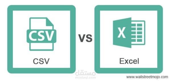 تنظيف وتحويل بيانات من CSV إلى Excel مرتب
