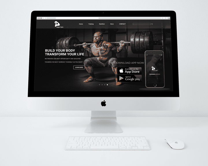 Super Gym - Website Design