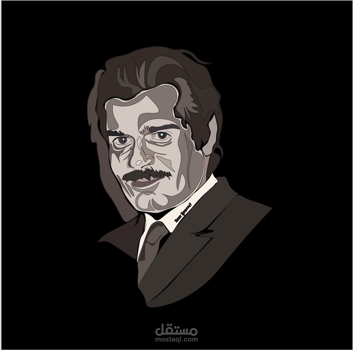 رسم بورتريه بالاليستراتور