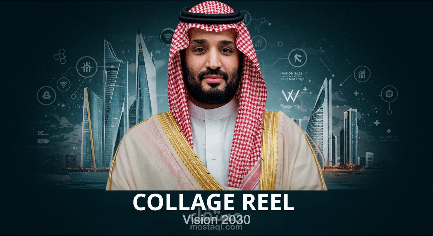 حكاية قائد: ريل كولاج عن الأمير محمد بن سلمان.