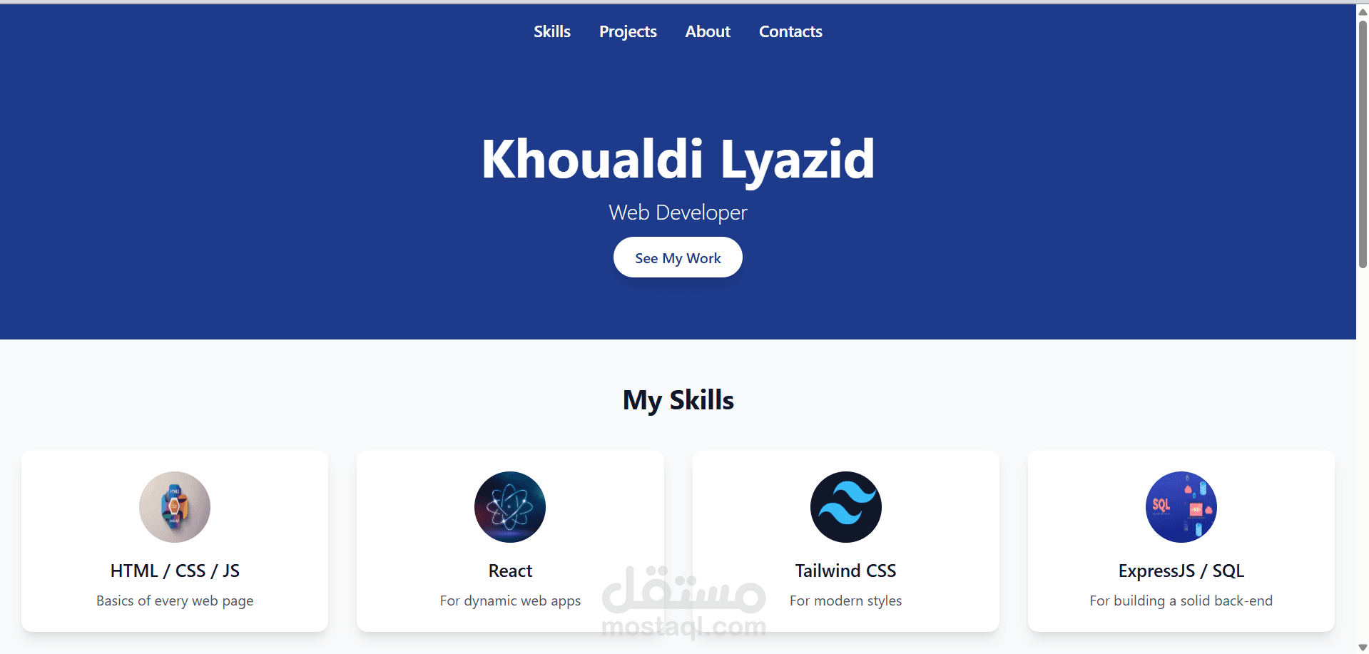 my personnal portfolio