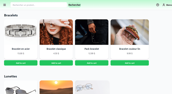 ecommerce website