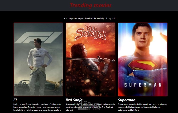 موقع الأفلام الرائجة