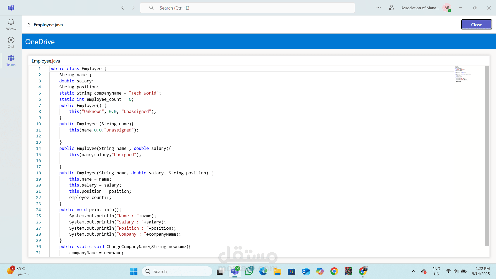 Java Task
